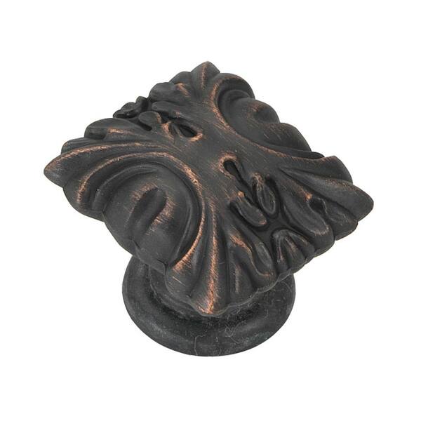 Hickory Hardware Ithica Knob - 1-1/8" Vintage Bronze Cabinet Knob