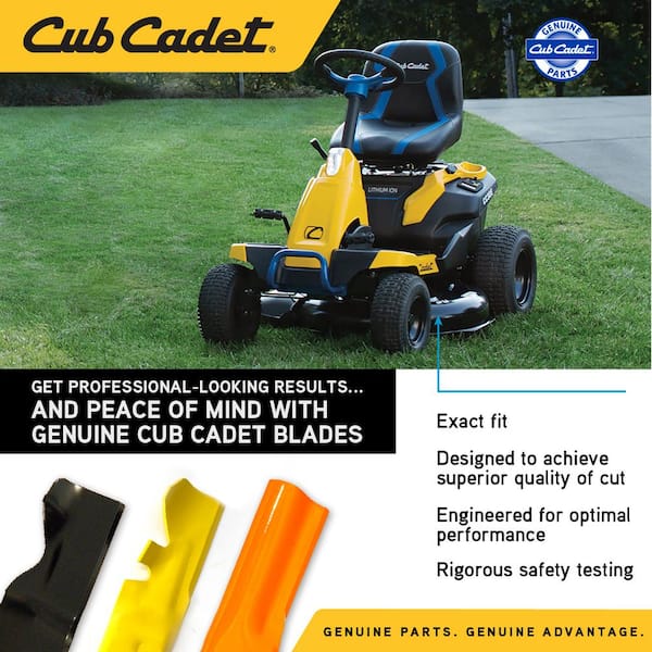 Cub Cadet Original Equipment 3-In-1 Blade for 30 in. Electric Riding Lawn  Mowers with 6-Point Star OE# 942-05478, 742-05478 490-110-C206 - The Home  Depot