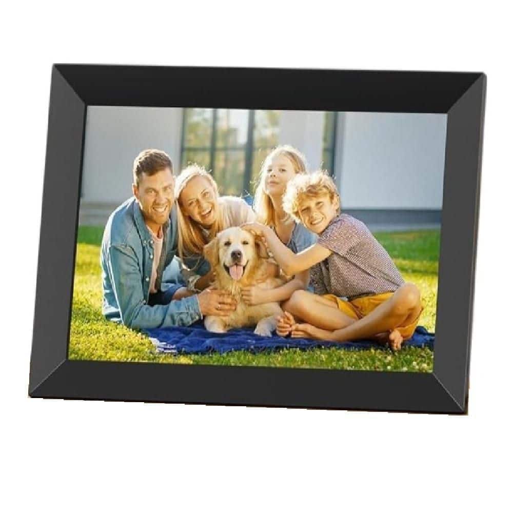 10.1 in. Black WiFi Digital Picture Frame, 1280x800 HD IPS Touch Screen Pho