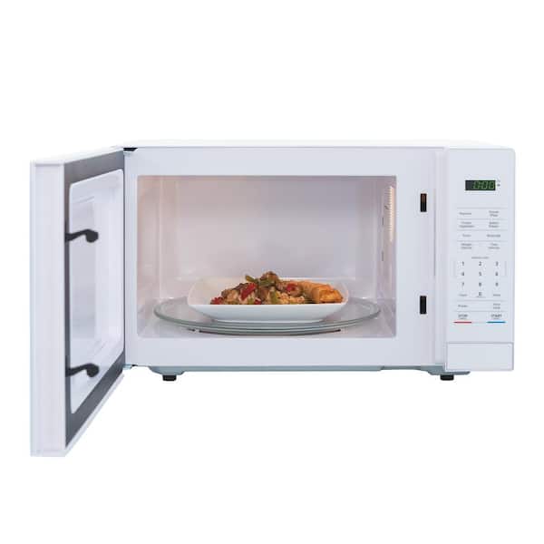 1.1 cu. ft. Countertop Microwave in White
