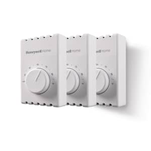 Non-Programmable Mechanical Electric Baseboard Heater Thermostat (3-Pack)