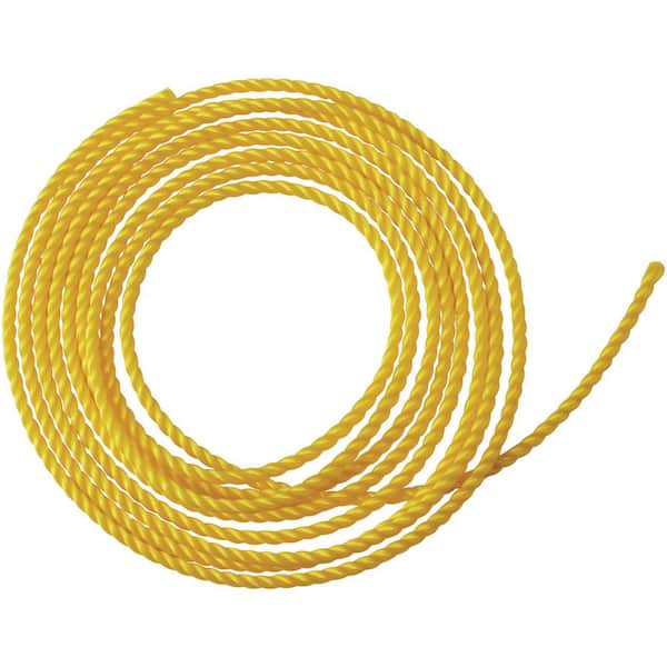 1/4 in. x 800 ft. Polypropylene Twist Rope, Yellow