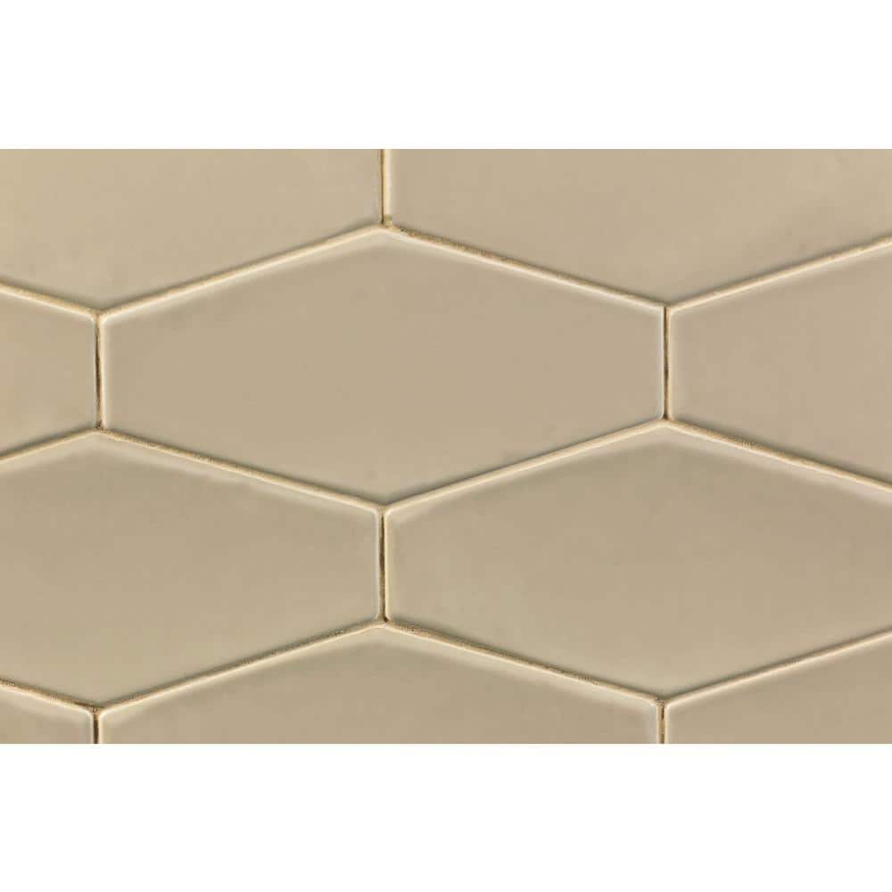 Bolton Beige Polished Hexagonal Ceramic Wall Tile