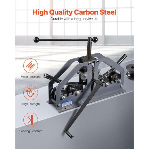 SKYSHALO Max 1-1/2 in. 360° Pipe Bender Manual Tube Roller
