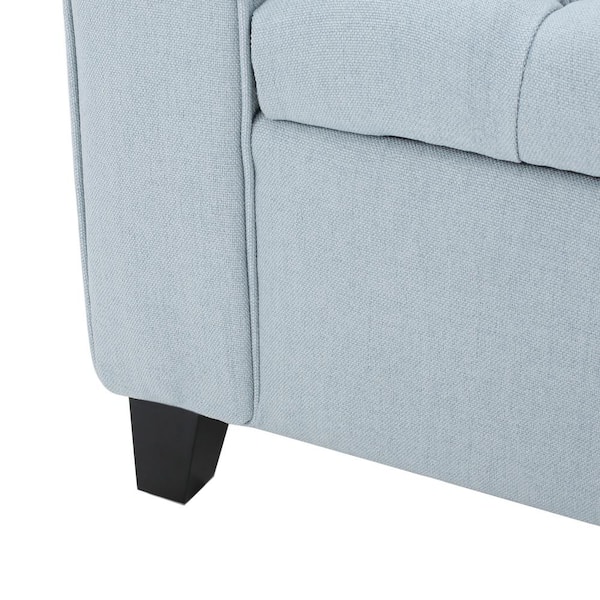 Light blue on sale storage bench