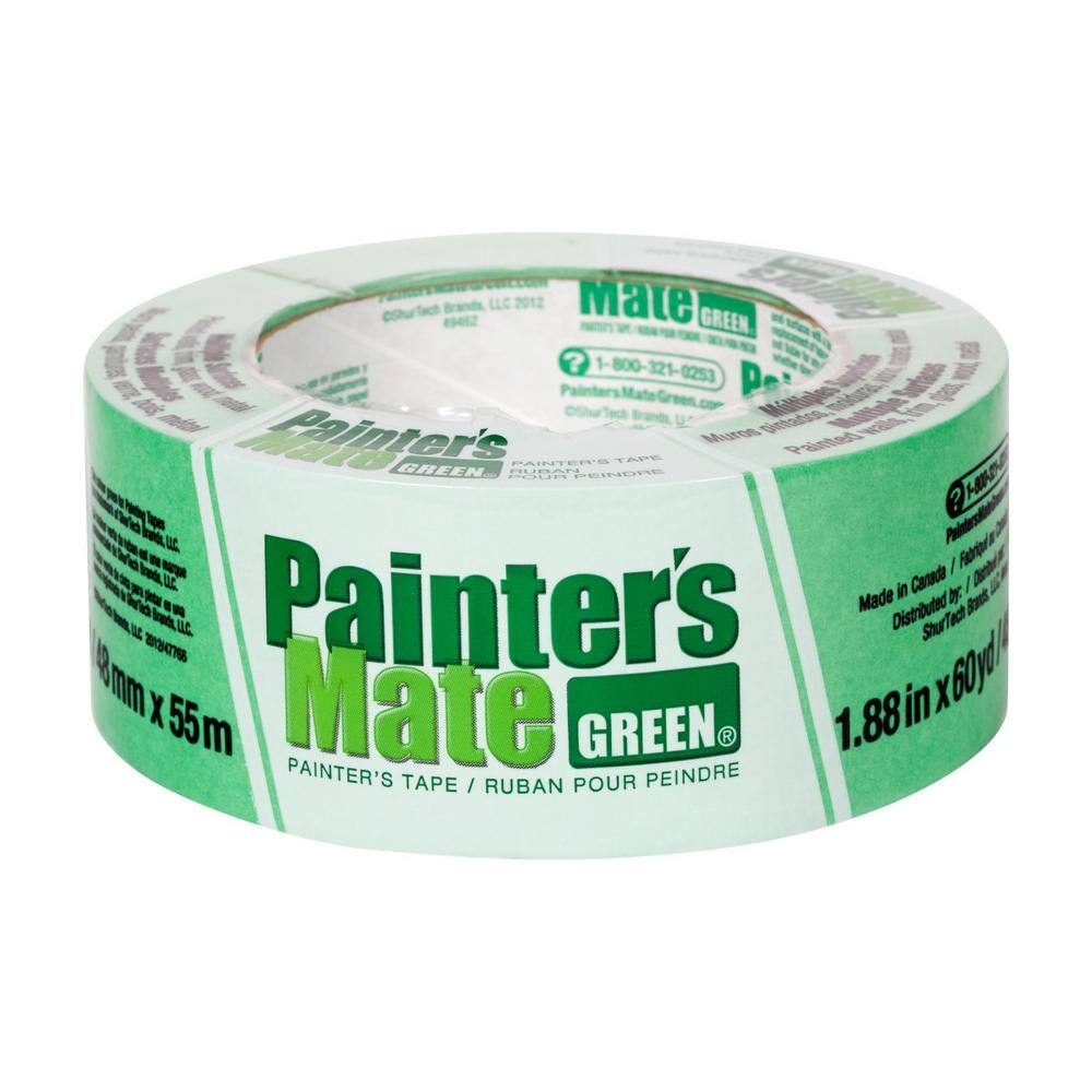 UPC 068797150483 product image for Painter's Mate Green 1.88 in. x 180 ft. Masking Tape, Green | upcitemdb.com