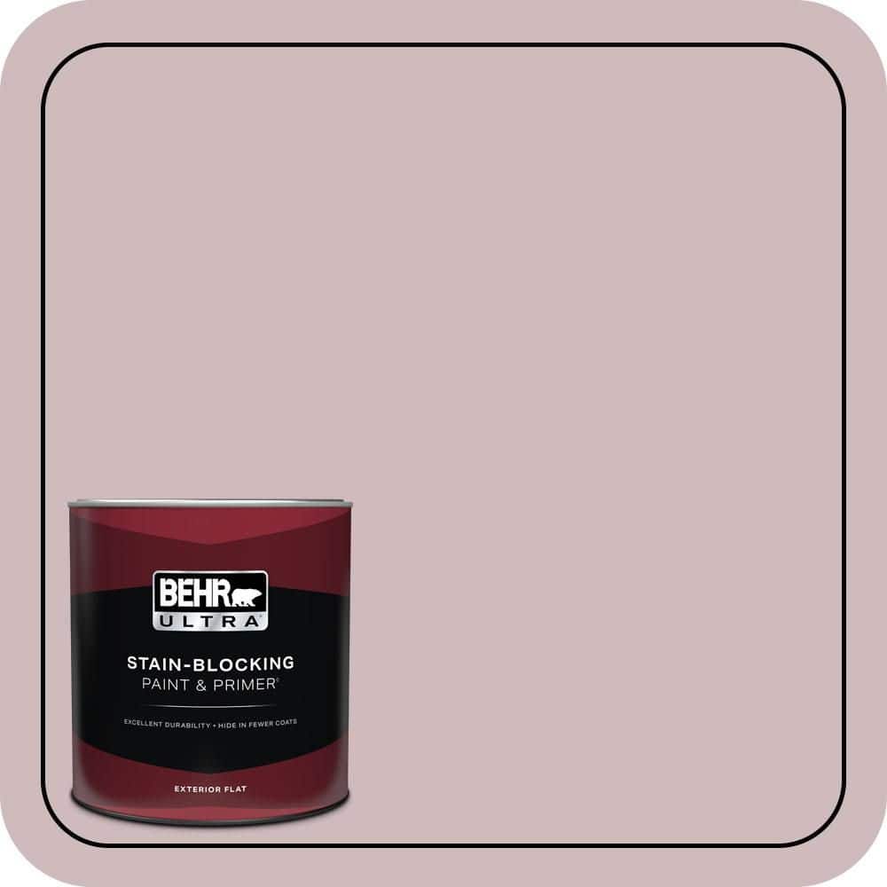 1 qt. #N120-3 Mauve it Flat Exterior Paint & Primer price history on PriceWatchPro