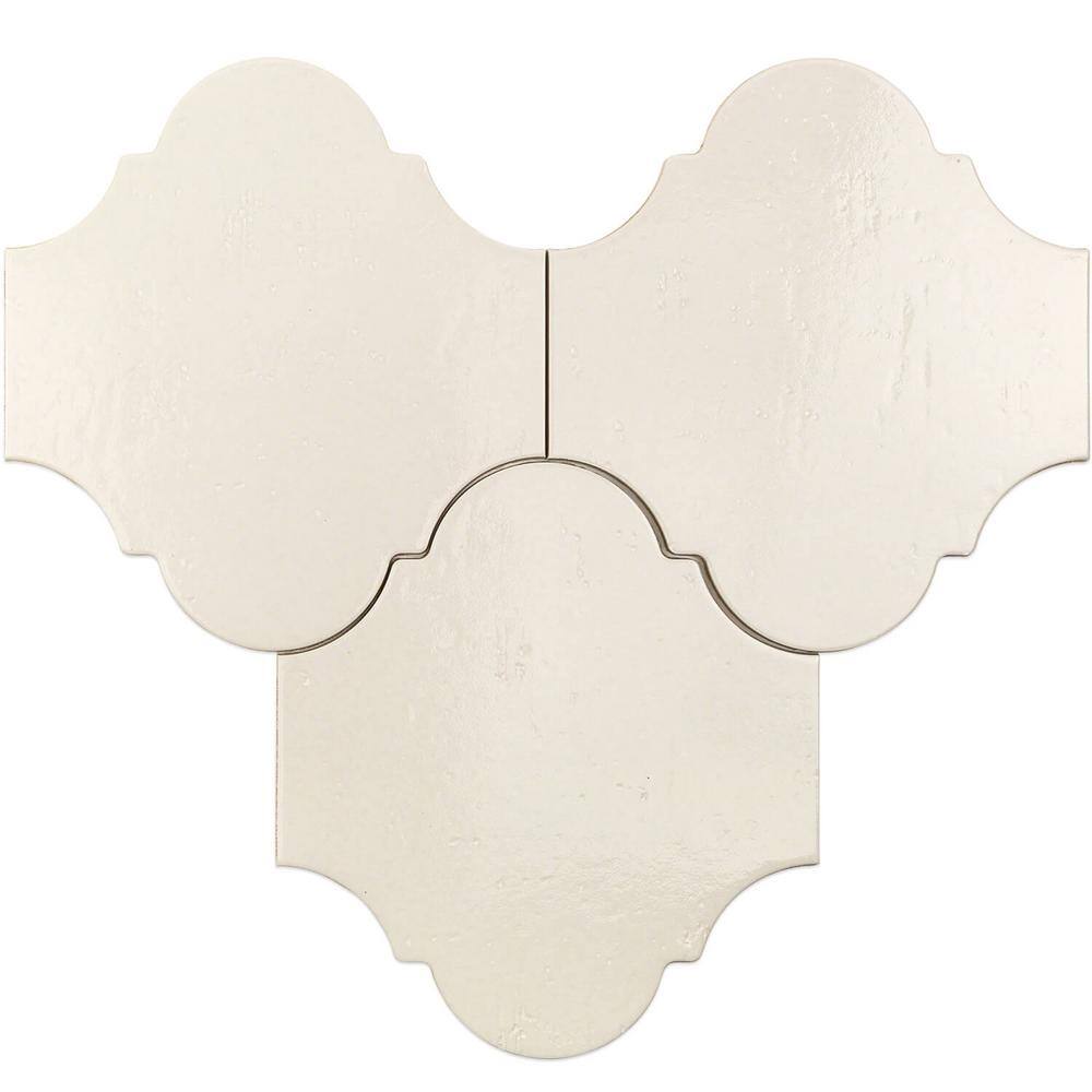 Triton 8" x 10" Polished Blue Porcelain Wall & Floor Tile