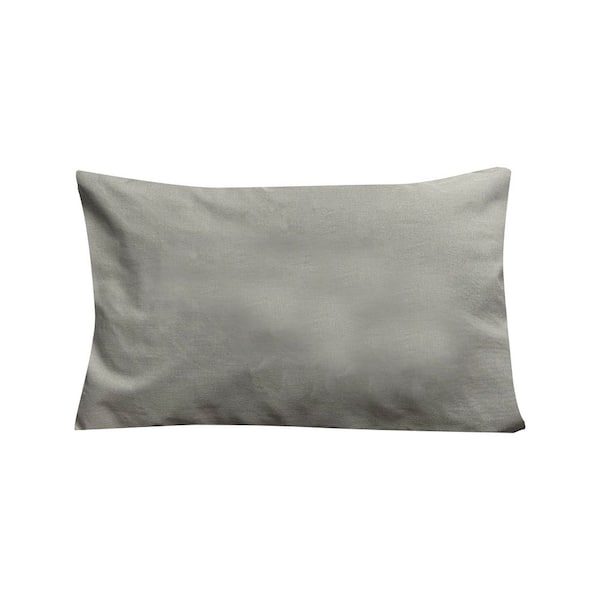 6 in. H x 11.5 in. W x 17 in. L Gray Camping Pillow