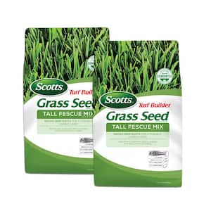 7 lb.Turf Builder Grass Seed Tall Fescue Mix Grows Deep Roots for Durable Lawn Resistant to Heat,Drought (2-pack)