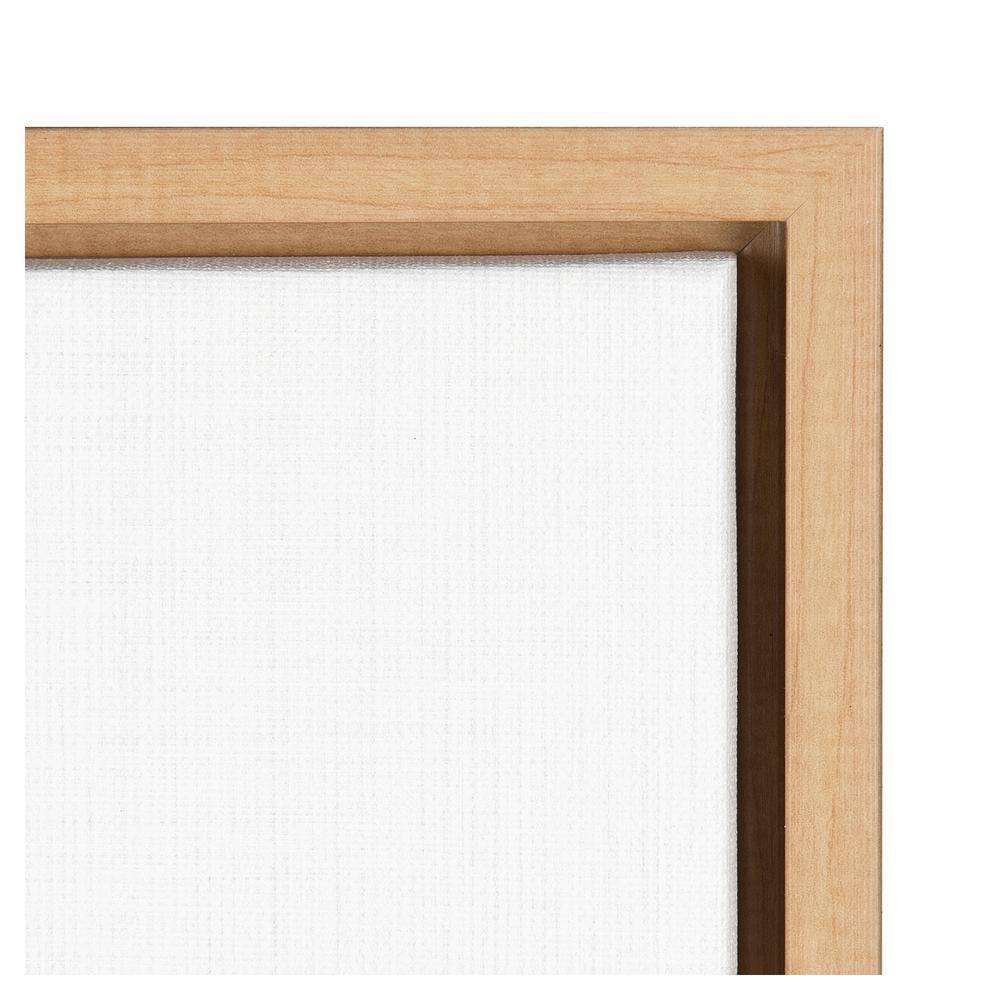 Expressions II by Alonzo Saunders Brown Floater Frame Canvas Art