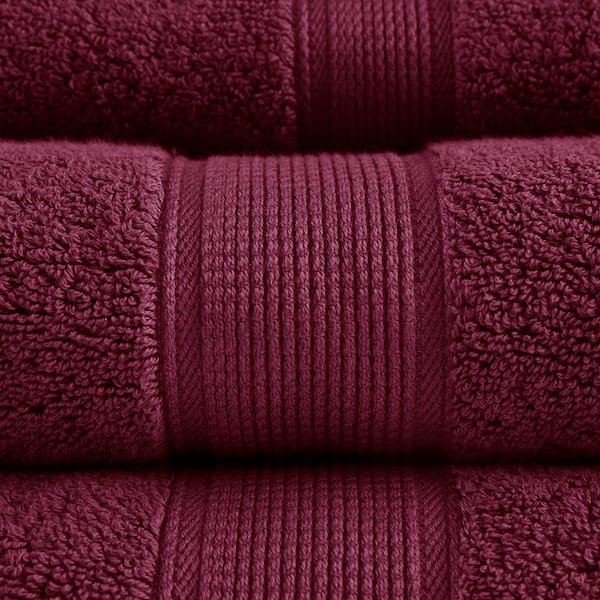 Martha Stewart Everyday Texture Towel 8 Piece Set - Gaugan Coral 