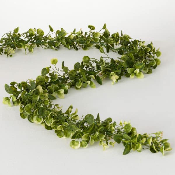 SULLIVANS 72 in. Artificial Eucalyptus Mint Leaf Garland