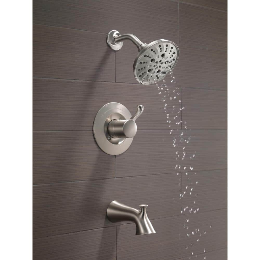 SpotShield Stainless Steel Wall Mounted Shower Faucet Set