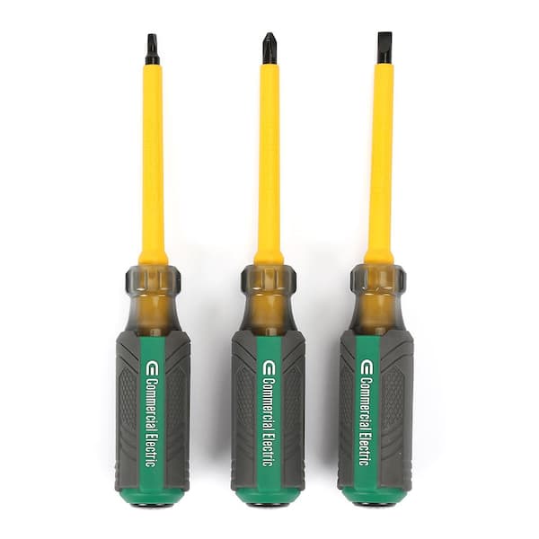 Commercial Electric 3-Pieces Insulated Screwdriver