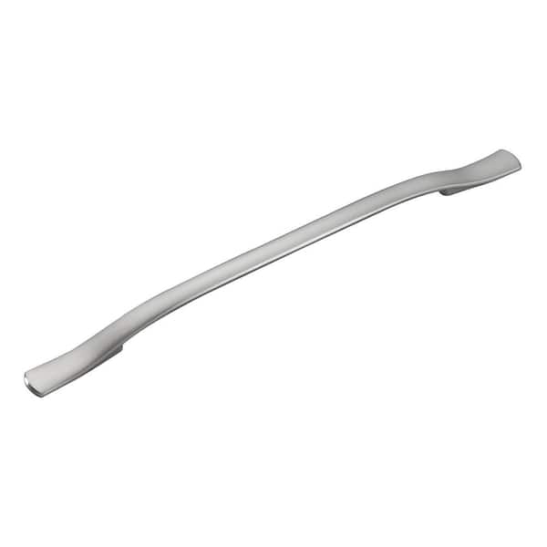 HICKORY HARDWARE Euro-Contemporary 12 in. Center-to-Center Satin Nickel Appliance Pull