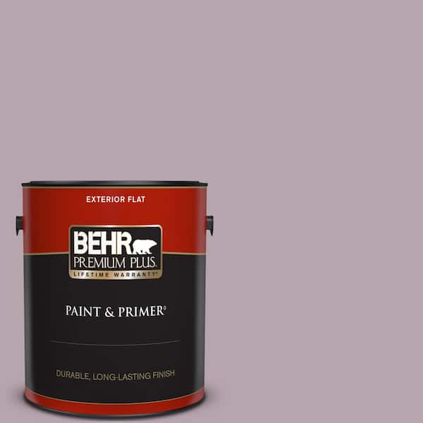 BEHR PREMIUM PLUS 1 gal. #690F-4 Midsummer Dream Flat Exterior Paint & Primer