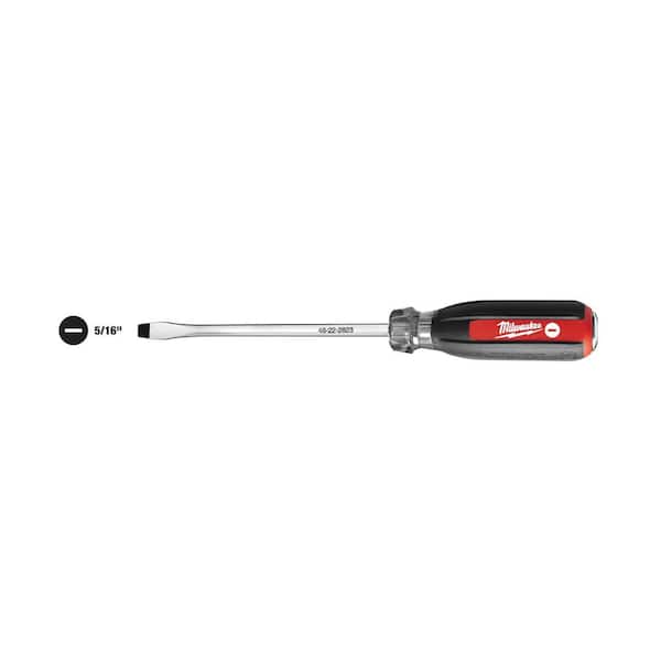 Milwaukee 5/16 in. x 6 in. Slotted Demo Screwdriver with Cushion Grip