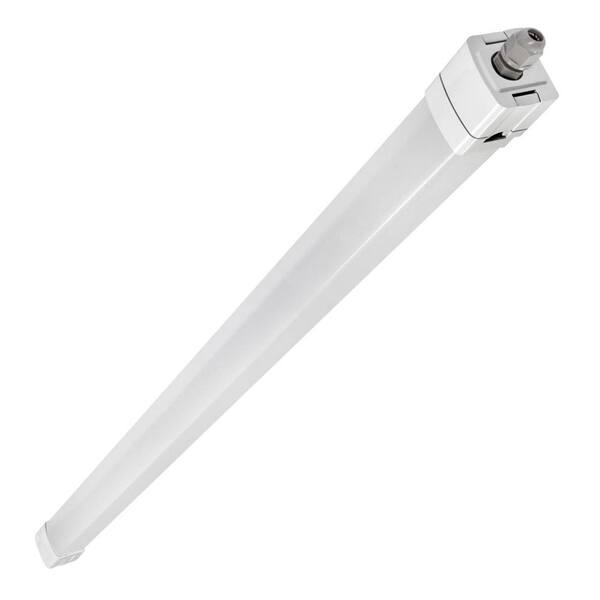 4 ft. 50-Watt 6775 Lumen Dimmable White Motion Sensing Vapor Tight Wraparound Light, 3500/4000/5000K