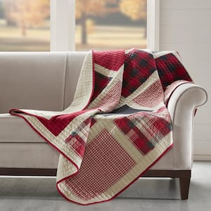 Huntington Red Throw Blanket