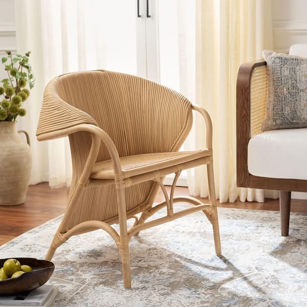 Alyona Rattan Natural Arm Chair