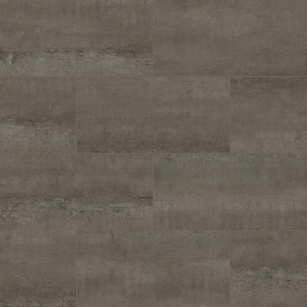 Aries Smoke 6MM 12Mil 12 in. W x 24 in. L Waterproof Hybrid Resilient Flooring (24.02 sq. ft. /case)