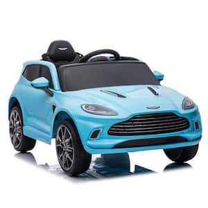 12-Volt Dual-Drive Remote Control Electric Kid Ride On Car, Battery Powered Kids Ride-on Car with LED Headlights in Blue