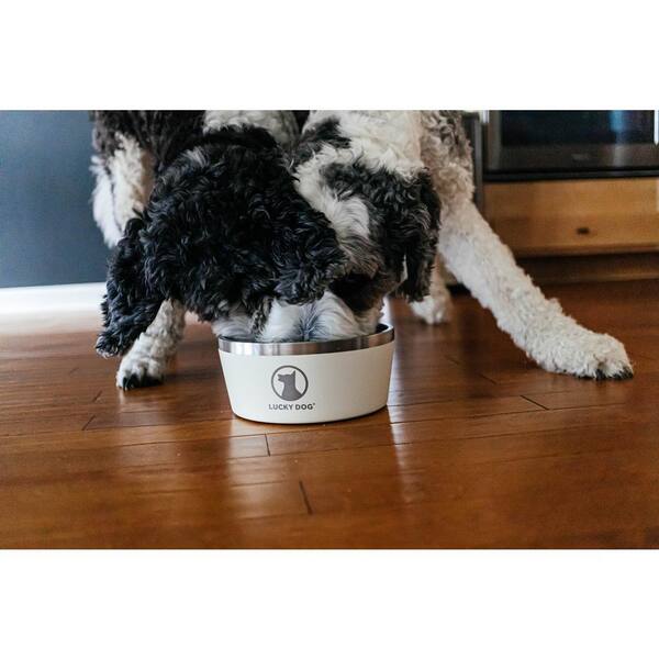 Luxury Dog Bowl Stand - White – OfficialDogHouse