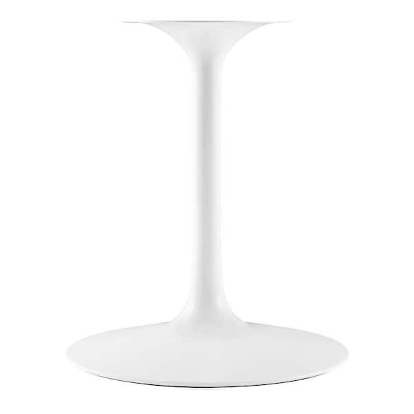 120cm Round Dining Table  Hanaya Marble Effect Round Dining Table 120cm -  White