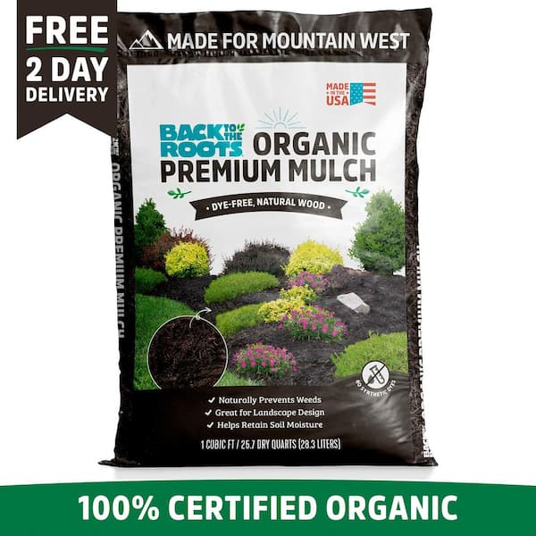 Back to the Roots Organic Colorado Bark Bagged Mulch (1 cu. ft. Bag)