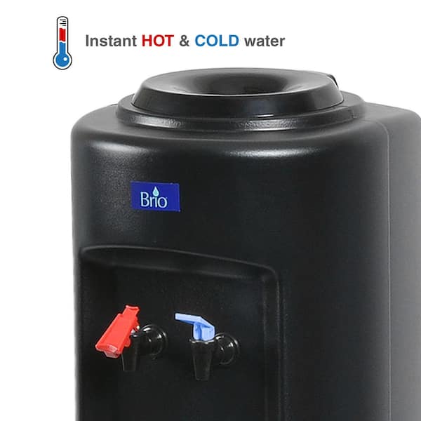 Artist Hand Water Coolers 5 Gallon Top Load,Hot/Cold Water Cooler Dispenser, Innovative Slim Design Energy Saving Freestanding with Child Safety Lock
