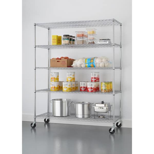 Trinity | EcoStorage Chrome Wire Dividers for Trinity Pantry Rack | Set of 4