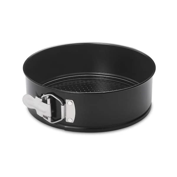 6 in. Non-Stick Springform Cheesecake Pan with Removable Bottom, Leakproof Design in Black