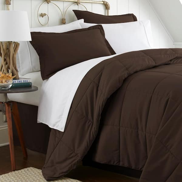 Chocolate King Comforter Set, Chocolate Brown King Duvet Cover