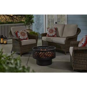 BLUE SKY OUTDOOR LIVING Decorative NFL 36 in. x 12 in. Round Steel Wood Fire  Pit Ring - Green Bay Packers FR361208-GBP - The Home Depot