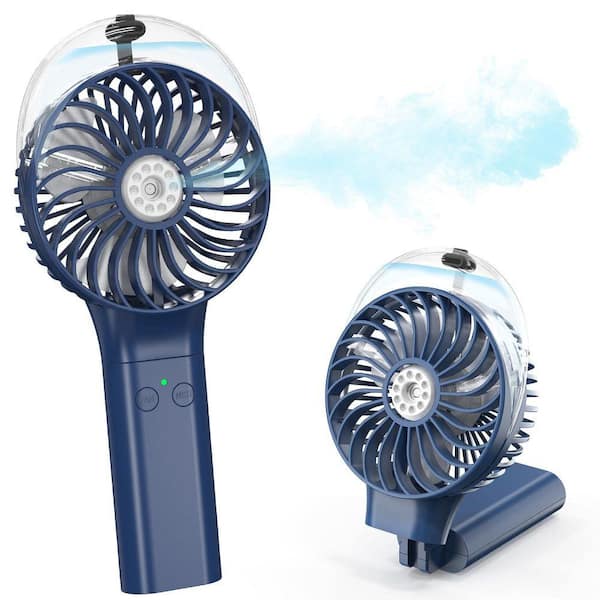 Justincity Portable Handheld Misting Fan 3000mAh Foldable Mini