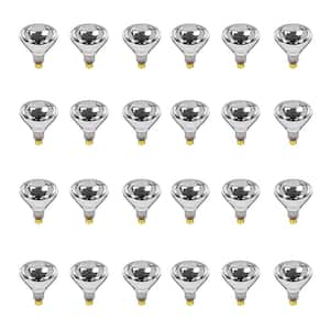 250-Watt Clear BR40 Dimmable Incandescent 120-Volt Infrared Heat Lamp Light Bulb (24-Pack)