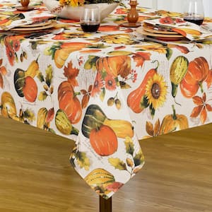 Grateful Season Fall Printed Tablecloth