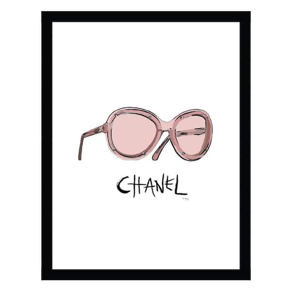 VENICE BEACH Collections Fashion Glam Designer Sunglasses Fairchild Paris 1-Piece Framed Graphic Print Abstract Poster Art Print 18 in. x 14 in.