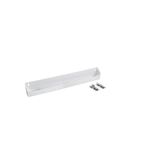 Rev-A-Shelf 22 in. White Polymer Cabinet Door/Drawer Kitchen TipOut, Sink Front Tray for Base Cabinets