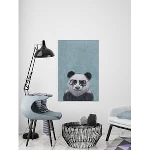 60 in. H x 40 in. W "Studious Panda" by Marmont Hill Canvas Wall Art