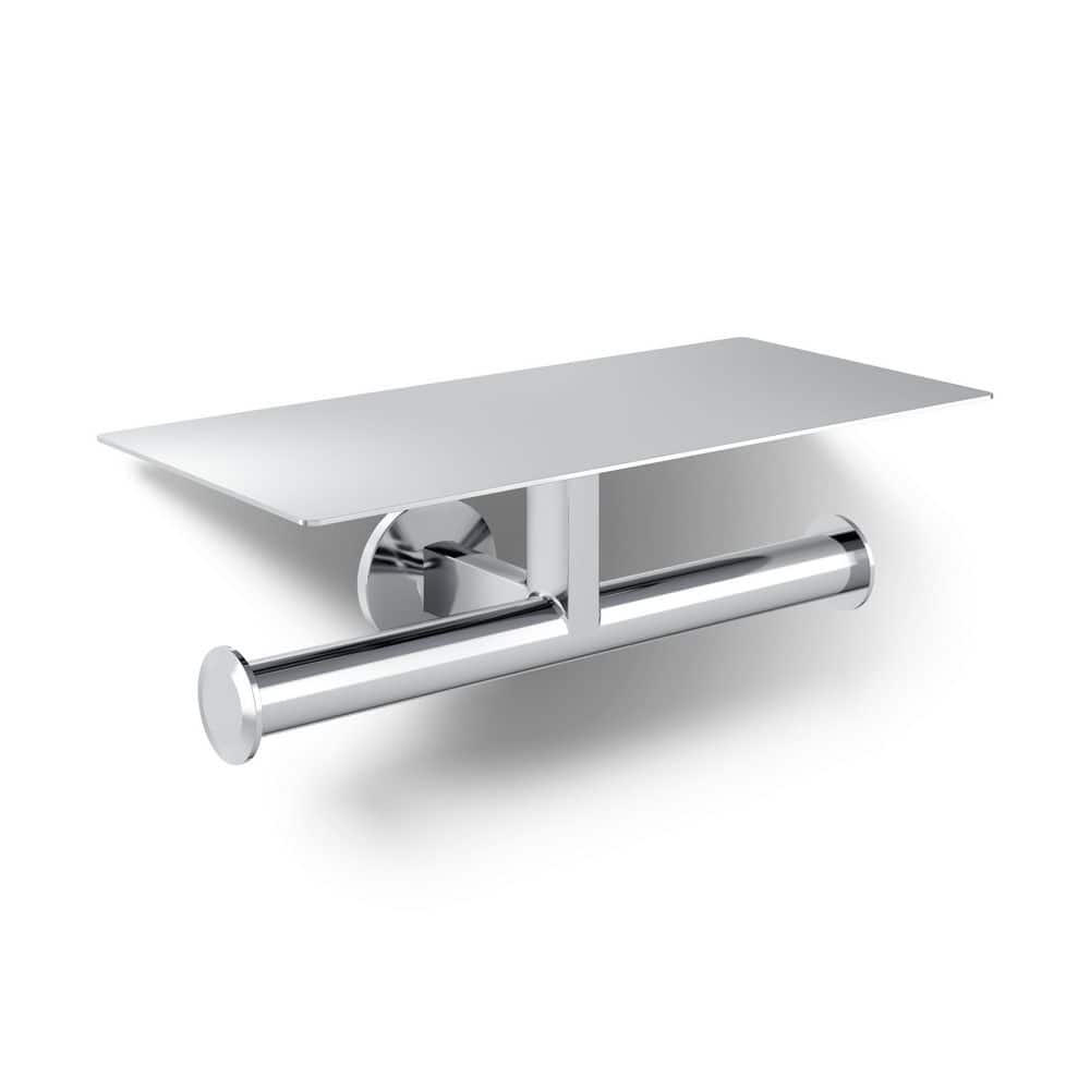 KOHLER Components Covered Double Toilet Paper Holder in Polished
