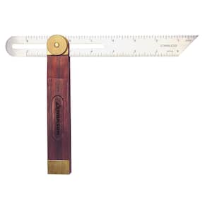 9 in. Sliding T-Bevel / Angle Finder with Locking Knob and Hardwood Handle
