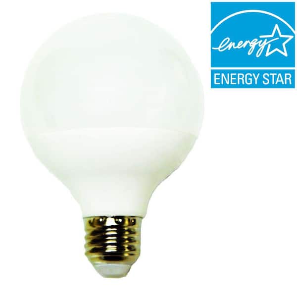 EcoSmart 40W Equivalent Soft White G25 LED Frosted Light Bulb