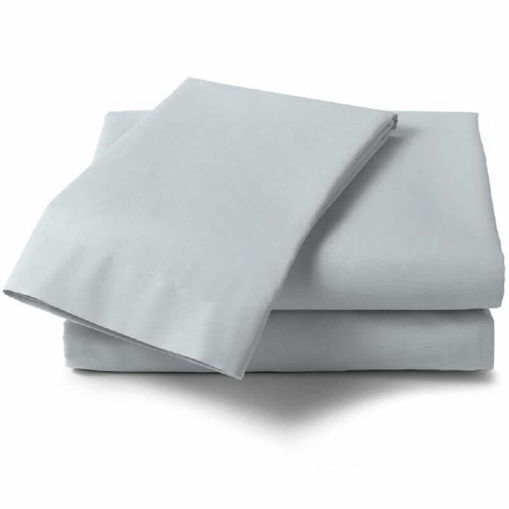 Context Soft Wrinkle Free Microfiber Bed Sheet Set w/ Pillow Cover ICE BLUE King