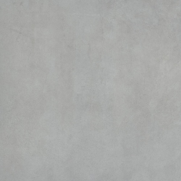 EMSER TILE BB Concrete Silver 29.41 in. x 29.41 in. Matte Concrete Look Porcelain Floor and Wall Tile (11.996 sq. ft./Case)