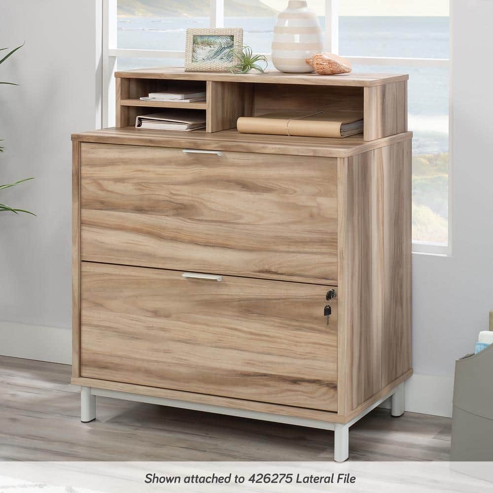 Kiln Acacia Brown Wood Cubbyhole Organizer Hutch
