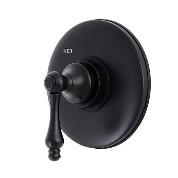 Kingston Brass Vintage Single-Handle Volume Control Valve in Matte Black