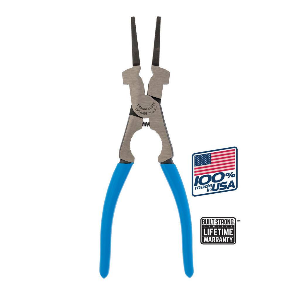 Channellock 9 in. Welding Long Nose Pliers with (XLT) Xtreme Leverage Technology 360 The Home