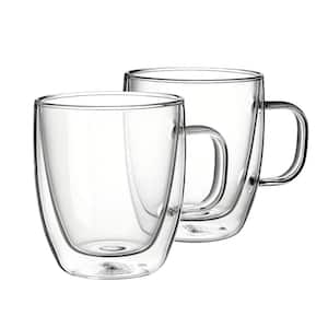 ZWILLING Sorrento Plus 12 oz. Clear Glass Double Wall Coffee Mug, (Set of  4) 1019467 - The Home Depot